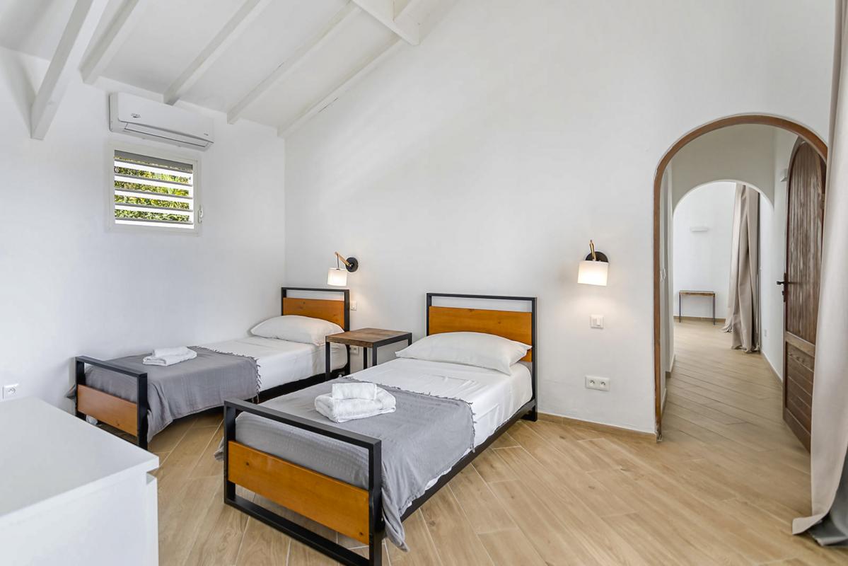 Location Villa Baie Orientale Saint Martin_ Chambres lits simples - 32